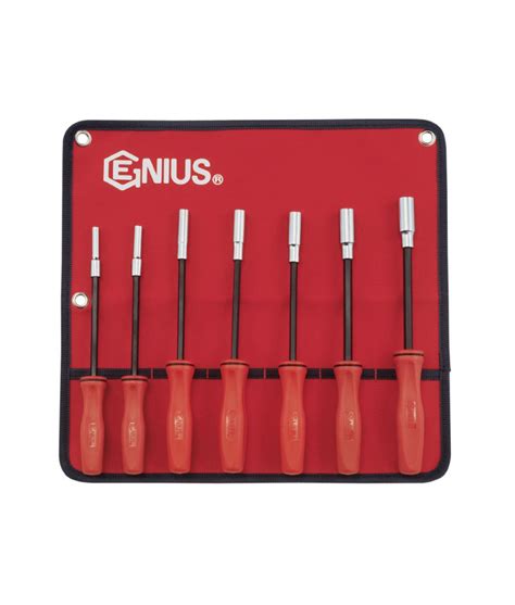 Piece Sae Long Hex Nut Driver Set Genius