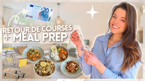 Retour De Courses Petit Budget Meal Prep Surprise Budget Meal