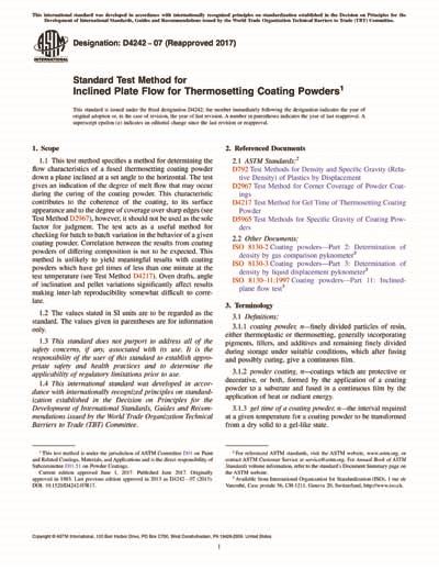 Astm D Standard Test Method For Inclined Plate Flow For Hot Sex Picture