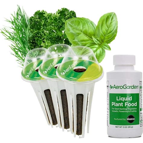 Aerogarden Gourmet Herb Seed Pod Kits 3 Pod