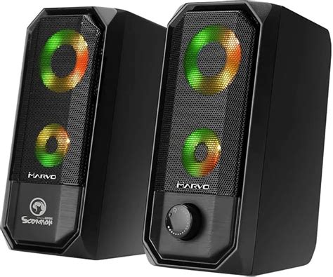 Marvo Sg Rgb Gaming Speakers Stereo Sound Colour Rgb Lighting