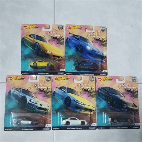 Hot Wheels Premium Car Culture Street Tuners Complete Cards Shopee Malaysia