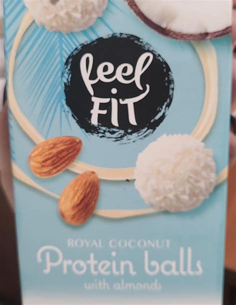 Feel Fit Proteinowe kulki kokosowe z migdałem bez dodatku cukru 27 g ...