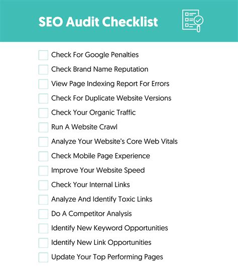 How To Perform An Seo Audit In Steps With Checklist