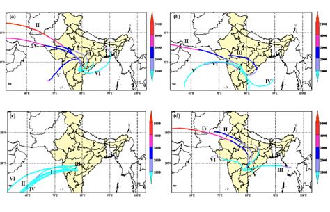 Cluster analysis with four seasons at surface layer | Download ...