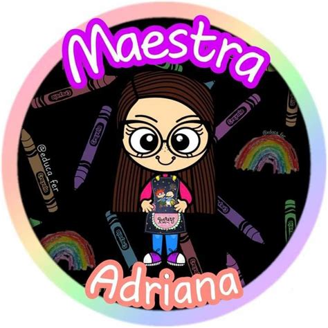 Pin De Adriana Mercado En Nombre Dibujo De Escuela Manualidades