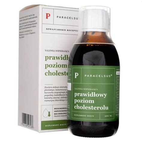 Paracelsus Nalewka wspierająca prawidłowy poziom cholesterolu 200 ml