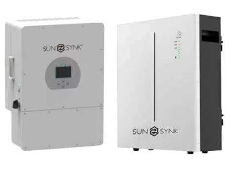 Sunsynk 12kw 3 Phase Inverter Plus Sunsynk 1595kw Battery Combination