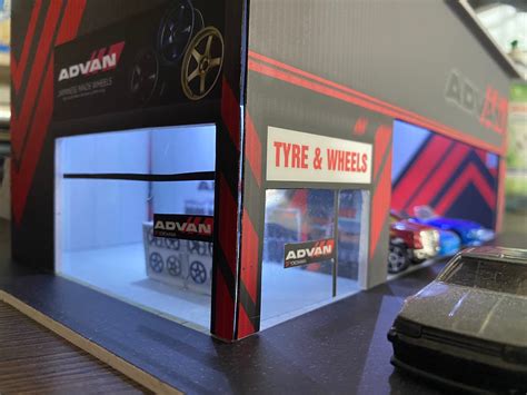 Advan Garage Diorama To Hot Wheels Matchbox Etc Only Digital Format Etsy