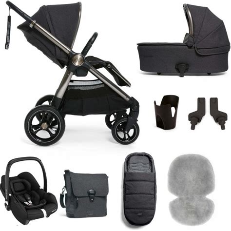 Mamas And Papas Ocarro Pushchair Essential Bundle Onyx From W H Watts