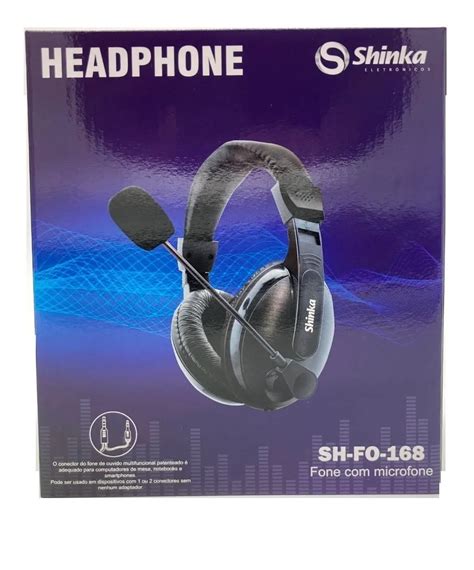 FONE C MICROF HEADSET P3 E P2 PROF SH F