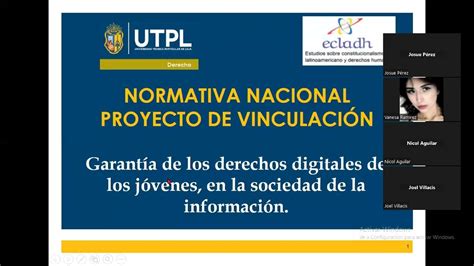 Practicum1 Utpl Garantía De Los Derechos Digitales De Los Jóvenes En