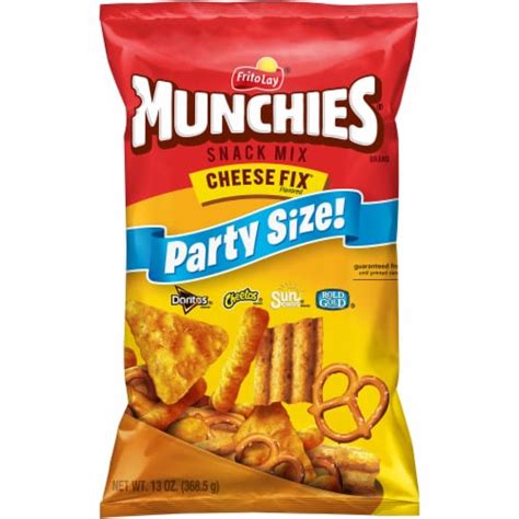 Munchies® Cheese Fix Flavored Snacks and Chips Mix Party Size, 13 oz ...