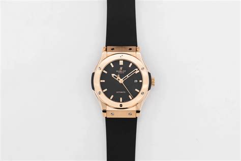 Hublot Classic Fusion 42mm 18ct Rose Gold Black Rubber 542ox1180lr