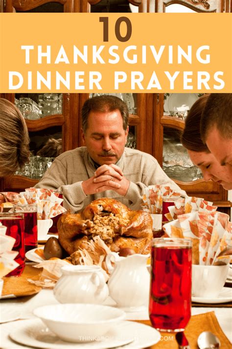 10 Simple Thanksgiving Dinner Prayers To Say Grace | Think About Such ...