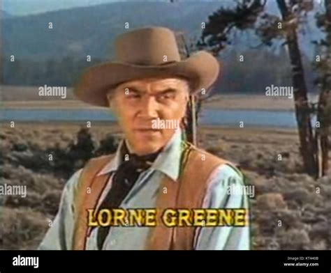 Bonanza lorne greene hi-res stock photography and images - Alamy