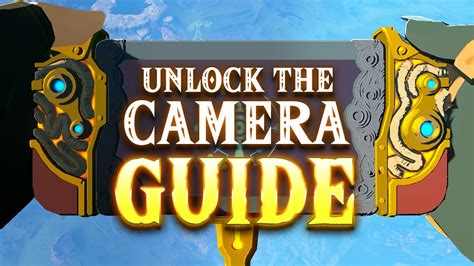 How To Unlock The Camera Compendium In Zelda Tears Of The Kingdom