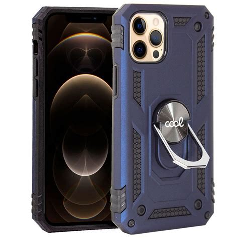 Cool Funda Hard Azul Con Anilla Para IPhone 12 Pro Max PcComponentes