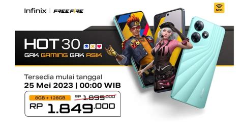 1 8 Jutaan Infinix Hot 30 Kolaborasi Infinix Dan Free Fire Resmi Rilis Hari Ini Dunia Games