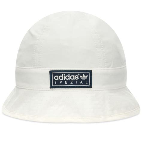 Adidas Consortium Adidas Spzl Meanwood Bucket Hat In White Modesens