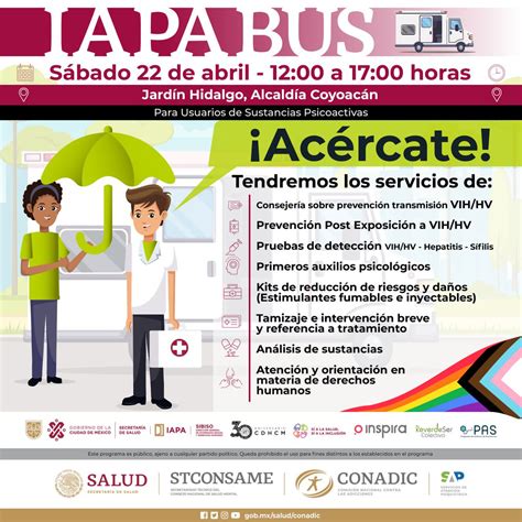 Conadic On Twitter Pr Xima Parada Del Iapab S Se Brindar N