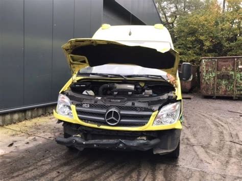 Mercedes Sprinter Salvage Vehicle Yellow