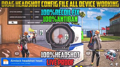 Ob Auto Headshot Config File Free Fire Aimbot Aimlock Headshot