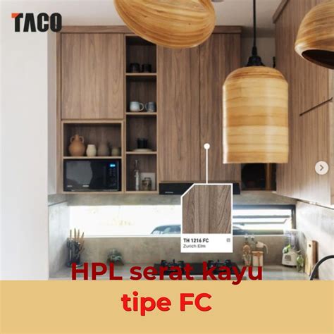 Jual Taco Hpl Woodgrain Serat Kayu Kode Fc Shopee Indonesia