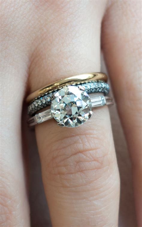 Discover 20 Mixed Metal Wedding Sets and Gold Stacking Rings Wedding