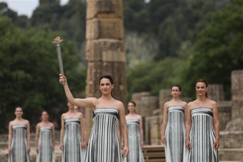 Olympic Torch Relay Begins Mile Journey From Greece To Paris