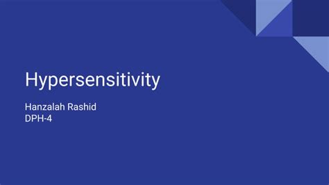 Hypersensitivity And Types An Overview Ppt