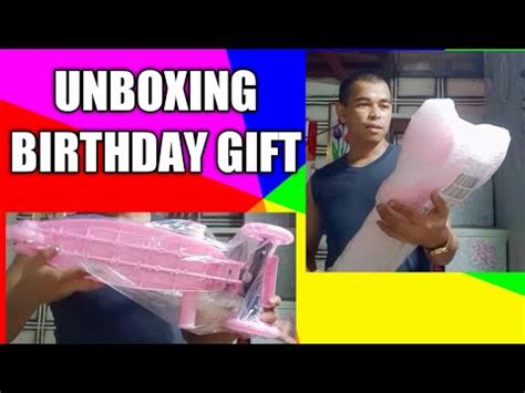 Unboxing Birthday Gift Youtube