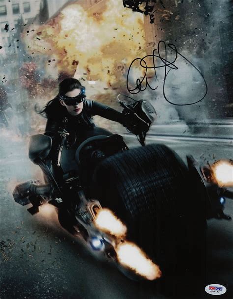 Anne Hathaway Catwoman Motorcycle