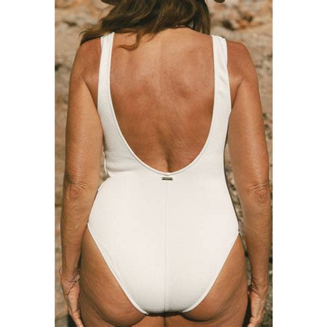 Nude Balmins One Piece Swimsuit AQVA Swimwear Wolf Badger