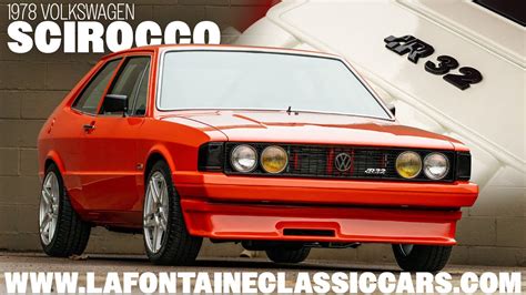 Custom 1978 Volkswagen Scirocco R32 VR6 Power YouTube