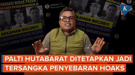 Palti Hutabarat Jadi Tersangka Penyebaran Hoaks Tpn Ganjar Mahfud Beri