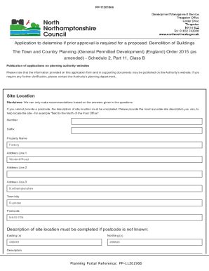 Fillable Online Application To Determine If Prior Approval Is Required