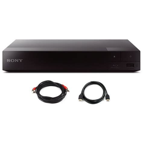 Sony BDPS3700 Streaming Blu-Ray Player with WiFi (2016) plus Two Cable ...