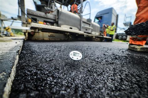 Construcci N De Carreteras Resistente Asfalto Caliente Que Es Puesto Y