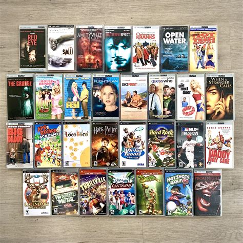 My PSP movie and game collection! Started collecting a month ago! : r/PSP