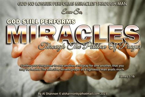 God Still Performs Miracles Biblical Proof