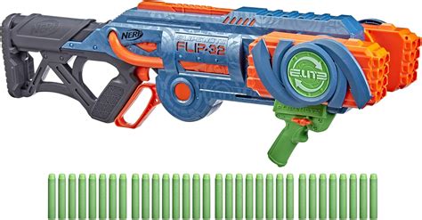 Nerf Elite Flipshots Flip Blaster With Dart Barrels That Flip