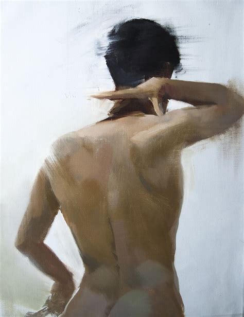 Male Nude Oil Painting Original Art Painting Bedroom Art Naked Man Back Painting On Canvas