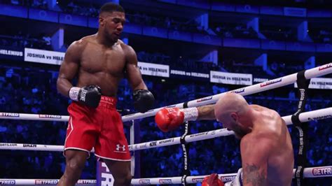 Anthony Joshua vs. Robert Helenius results, highlights as AJ targets ...