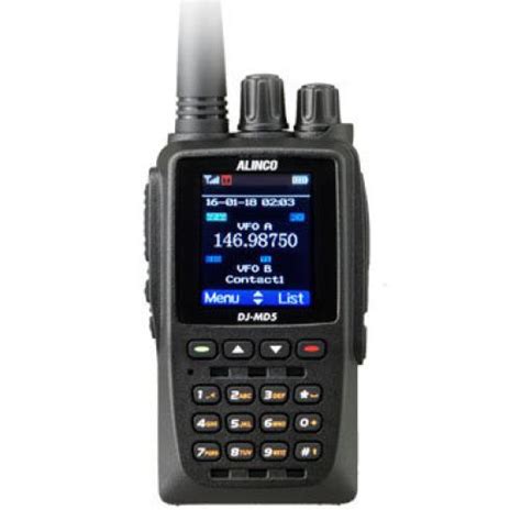 Alinco Dj Md Xlt Dual Band Dmr Vhf Uhf Ht With Gps