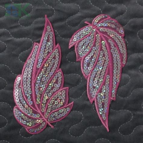 Aliexpress Buy Patches Wholesale Pc New Fashion Pink Leaf Patch