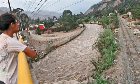 Alertan Desbordes En Ríos Chillón Rímac Y Lurín Infobae