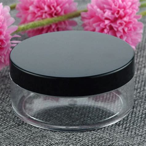 Good Pc G Plastic Loose Powder Jar With Sifter Empty Cosmetic