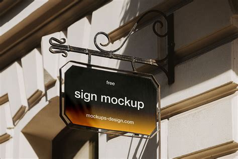 Free Outdoor Shop Sign Mockup | Mockuptree