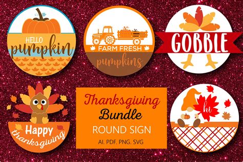 Thanksgiving Welcome Sign Bundle Graphic by Princes Bookbea · Creative Fabrica